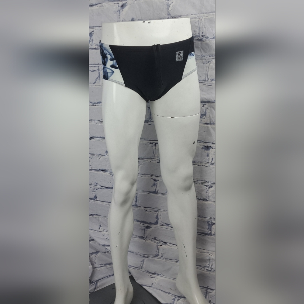 Induyco Thomas Breton Men's Vintage 70s Swimming Swim Briefs Sunga Speedo Small - Picture 2 of 11